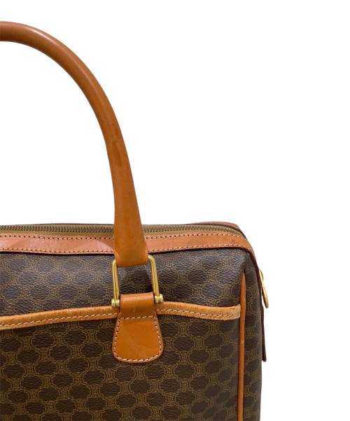 CELINE（セリーヌ）CELINE (セリーヌ) マカダム ミニボストンバッグ ブラウンの古着・服飾アイテム