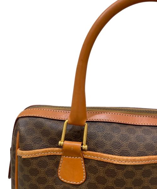 CELINE（セリーヌ）CELINE (セリーヌ) マカダム ミニボストンバッグ ブラウンの古着・服飾アイテム