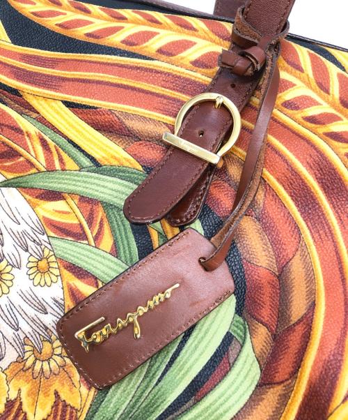 Salvatore Ferragamo（サルヴァトーレ フェラガモ）Salvatore Ferragamo (サルヴァトーレ フェラガモ) トートバッグ ブラックの古着・服飾アイテム
