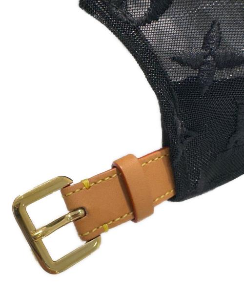 LOUIS VUITTON（ルイ ヴィトン）LOUIS VUITTON (ルイ ヴィトン) キャップ･ベースボール モノグラム メッシュ ブラック サイズ:Mの古着・服飾アイテム