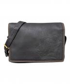 LOEWEロエベ）の古着「アナグラム フラップショルダーバッグ」｜グレー