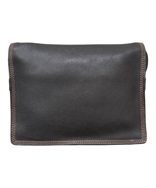 LOEWE（ロエベ）LOEWE (ロエベ) アナグラム フラップショルダーバッグ グレーの古着・服飾アイテム