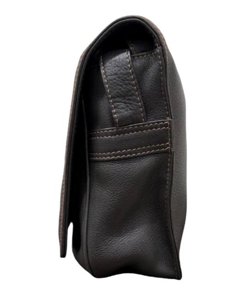 LOEWE（ロエベ）LOEWE (ロエベ) アナグラム フラップショルダーバッグ グレーの古着・服飾アイテム