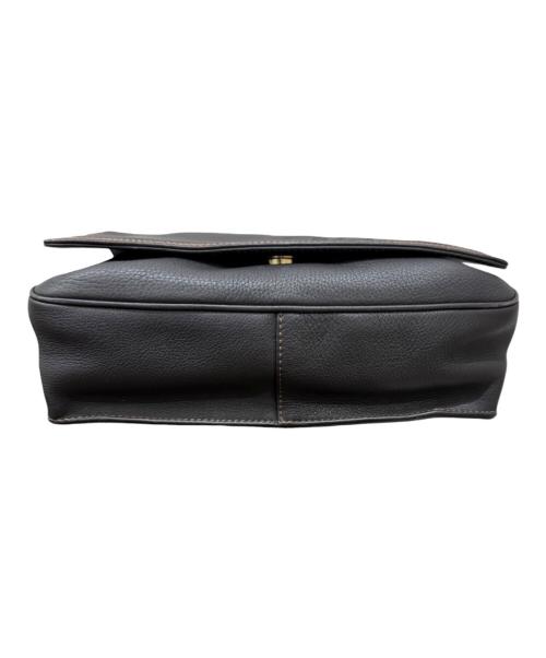 LOEWE（ロエベ）LOEWE (ロエベ) アナグラム フラップショルダーバッグ グレーの古着・服飾アイテム