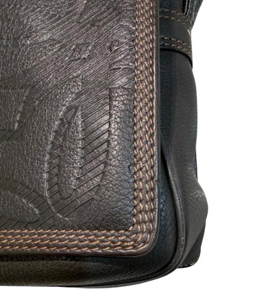 LOEWE（ロエベ）LOEWE (ロエベ) アナグラム フラップショルダーバッグ グレーの古着・服飾アイテム