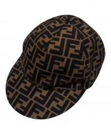 FENDI（フェンディ）の古着「Fendirama Baseball Cap / キャップ」｜ブラウン