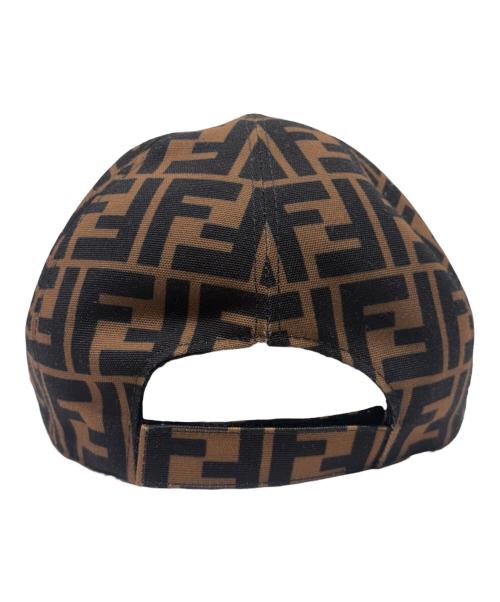 FENDI（フェンディ）FENDI (フェンディ) Fendirama Baseball Cap / キャップ ブラウン サイズ:58cmの古着・服飾アイテム