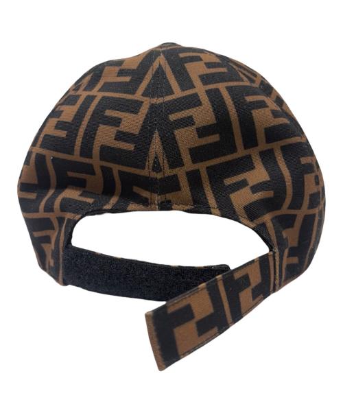 FENDI（フェンディ）FENDI (フェンディ) Fendirama Baseball Cap / キャップ ブラウン サイズ:58cmの古着・服飾アイテム