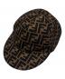 FENDI（フェンディ）の古着「Fendirama Baseball Cap / キャップ」｜ブラウン