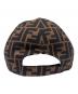中古・古着 FENDI (フェンディ) Fendirama Baseball Cap / キャップ ブラウン サイズ:58cm：35000円