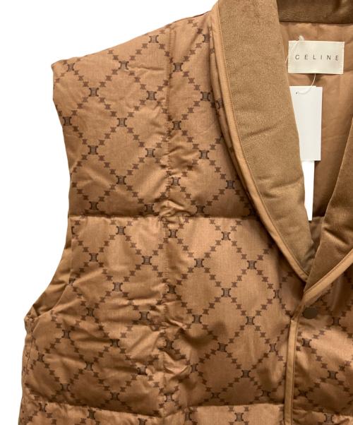 CELINE（セリーヌ）CELINE (セリーヌ) ダウンベスト ブラウン サイズ:Mの古着・服飾アイテム