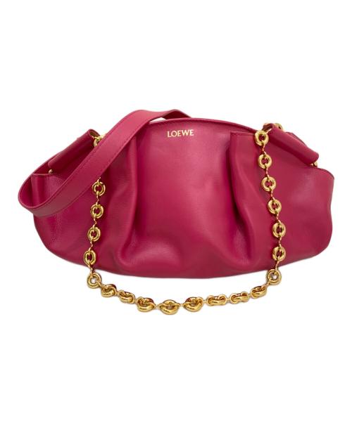 LOEWE（ロエベ）LOEWE (ロエベ) パセオバッグ ショッキングピンクの古着・服飾アイテム
