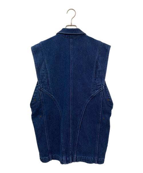 FUMIKA UCHIDA（フミカウチダ）FUMIKA UCHIDA (フミカウチダ) STRETCH DENIM MICRO MINI DRESS インディゴ サイズ:36の古着・服飾アイテム
