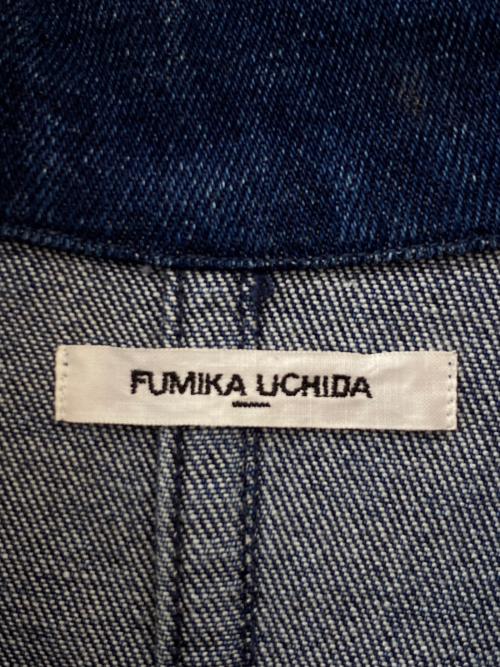 FUMIKA UCHIDA（フミカウチダ）FUMIKA UCHIDA (フミカウチダ) STRETCH DENIM MICRO MINI DRESS インディゴ サイズ:36の古着・服飾アイテム