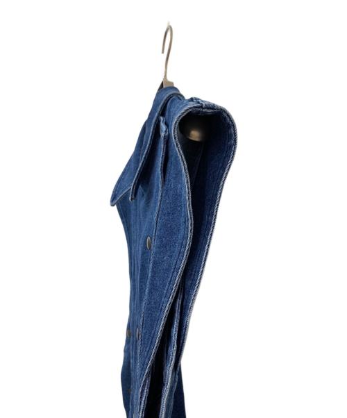 FUMIKA UCHIDA（フミカウチダ）FUMIKA UCHIDA (フミカウチダ) STRETCH DENIM MICRO MINI DRESS インディゴ サイズ:36の古着・服飾アイテム