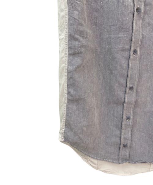 MM6 Maison Margiela（エムエムシックスメゾンマルジェラ）MM6 Maison Margiela (エムエムシックスメゾンマルジェラ) ノースリーブシャツ・ショーツ スカイブルー サイズ:38の古着・服飾アイテム