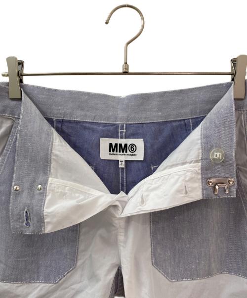 MM6 Maison Margiela（エムエムシックスメゾンマルジェラ）MM6 Maison Margiela (エムエムシックスメゾンマルジェラ) ノースリーブシャツ・ショーツ スカイブルー サイズ:38の古着・服飾アイテム