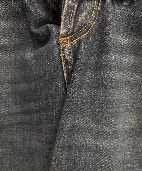 Saint Laurent Paris（サンローランパリ）Saint Laurent Paris (サンローランパリ) 5ポケット ロゴエンブロイダリー デニムパンツ インディゴ サイズ:63.5cm (W25)の古着・服飾アイテム