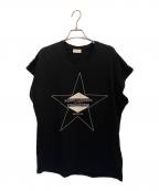 Saint Laurent Parisサンローランパリ）の古着「プリントTシャツ」｜ブラック
