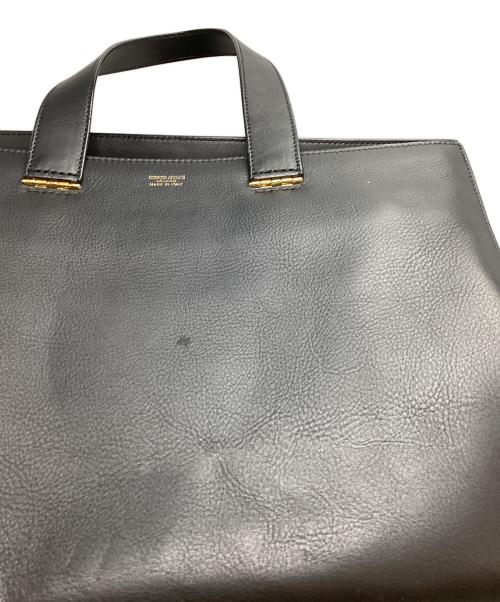 GIORGIO ARMANI（ジョルジオアルマーニ）GIORGIO ARMANI (ジョルジオアルマーニ) ジョルジオアルマーニ/YGWM30/ハンドバッグ ブラックの古着・服飾アイテム
