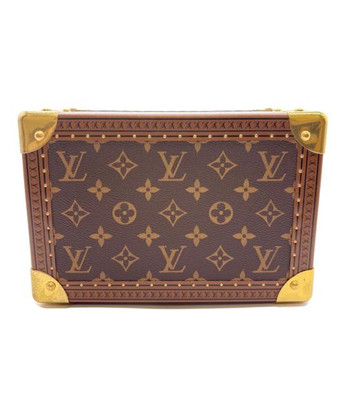 LOUIS VUITTON（ルイ ヴィトン）LOUIS VUITTON (ルイ ヴィトン) コフレ・トレゾール24/ジュエリーケースモノグラムキャンバス/Sロック/ジュエリーケース/トランクケース/ハードケース 内側スカイブルー サイズ:24の古着・服飾アイテム