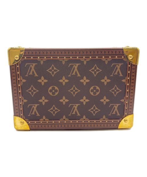 LOUIS VUITTON（ルイ ヴィトン）LOUIS VUITTON (ルイ ヴィトン) コフレ・トレゾール24/ジュエリーケースモノグラムキャンバス/Sロック/ジュエリーケース/トランクケース/ハードケース 内側スカイブルー サイズ:24の古着・服飾アイテム