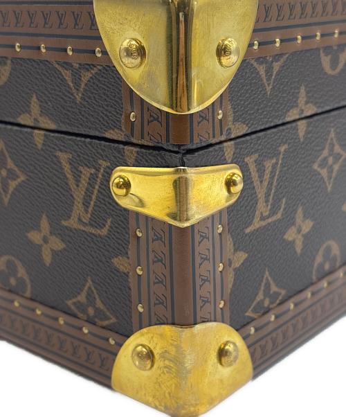 LOUIS VUITTON（ルイ ヴィトン）LOUIS VUITTON (ルイ ヴィトン) コフレ・トレゾール24/ジュエリーケースモノグラムキャンバス/Sロック/ジュエリーケース/トランクケース/ハードケース 内側スカイブルー サイズ:24の古着・服飾アイテム