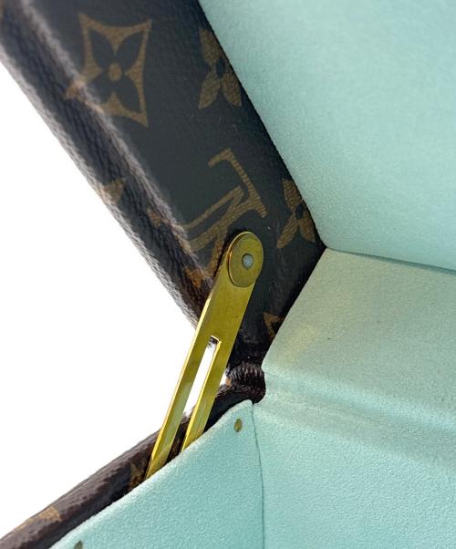 LOUIS VUITTON（ルイ ヴィトン）LOUIS VUITTON (ルイ ヴィトン) コフレ・トレゾール24/ジュエリーケースモノグラムキャンバス/Sロック/ジュエリーケース/トランクケース/ハードケース 内側スカイブルー サイズ:24の古着・服飾アイテム