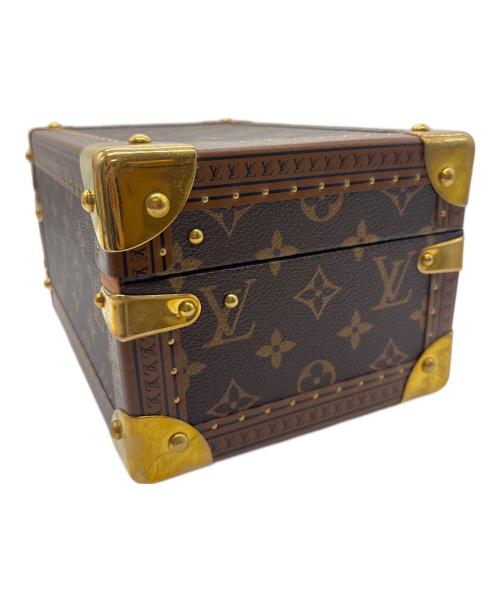 LOUIS VUITTON（ルイ ヴィトン）LOUIS VUITTON (ルイ ヴィトン) コフレ・トレゾール24/ジュエリーケースモノグラムキャンバス/Sロック/ジュエリーケース/トランクケース/ハードケース 内側スカイブルー サイズ:24の古着・服飾アイテム