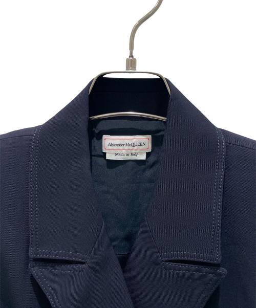 ALEXANDRE McQUEEN（アレキサンダー マックイーン）ALEXANDRE McQUEEN (アレキサンダー マックイーン) ノースリーブワンピース/ロングジレ ネイビー サイズ:40の古着・服飾アイテム