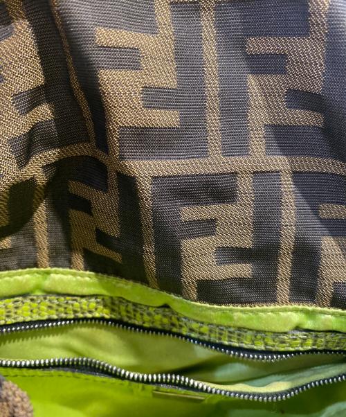 FENDI（フェンディ）FENDI (フェンディ) ショルダーバッグ RICAMI ブラウンの古着・服飾アイテム