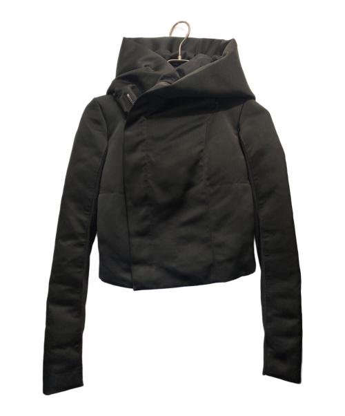 RICK OWENS（リックオウエンス）RICK OWENS (リックオウエンス) クロップドパーカー ブラック サイズ:38の古着・服飾アイテム