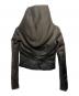 RICK OWENS (リックオウエンス) クロップドパーカー ブラック サイズ:38：55000円