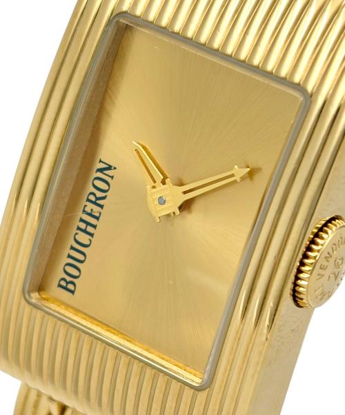 BOUCHERON（ブシュロン）BOUCHERON (ブシュロン) Reflet リフレ 21mm シャンパン文字盤 シャンパン文字盤 サイズ:21mm/17cmの古着・服飾アイテム