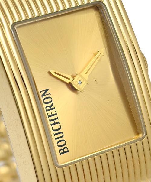 BOUCHERON（ブシュロン）BOUCHERON (ブシュロン) Reflet リフレ 21mm シャンパン文字盤 シャンパン文字盤 サイズ:21mm/17cmの古着・服飾アイテム
