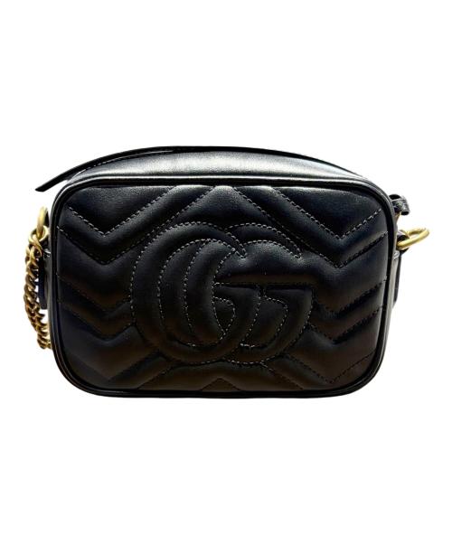 GUCCI（グッチ）GUCCI (グッチ) ミニカメラバッグ ブラックの古着・服飾アイテム