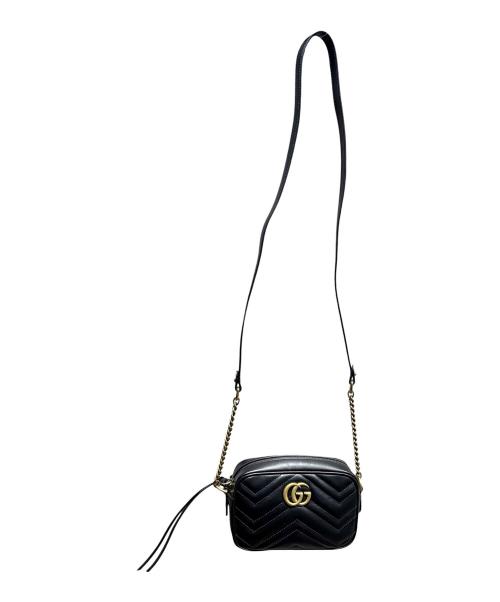 GUCCI（グッチ）GUCCI (グッチ) ミニカメラバッグ ブラックの古着・服飾アイテム