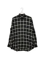 BALENCIAGAバレンシアガ）の古着「チェックシャツ」｜ブラック