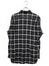BALENCIAGA (バレンシアガ) チェックシャツ ブラック サイズ:39：25000円