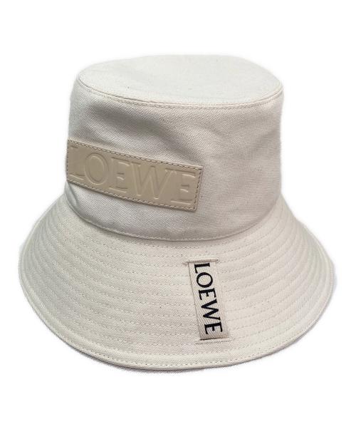 LOEWE（ロエベ）LOEWE (ロエベ) フィッシャーマンハット アイボリー サイズ:57の古着・服飾アイテム