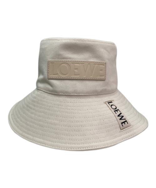 LOEWE（ロエベ）LOEWE (ロエベ) フィッシャーマンハット アイボリー サイズ:57の古着・服飾アイテム