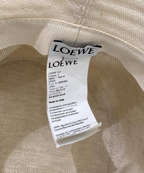 LOEWE（ロエベ）LOEWE (ロエベ) フィッシャーマンハット アイボリー サイズ:57の古着・服飾アイテム