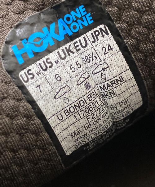 HOKAONEONE（ホカオネオネ）HOKAONEONE (ホカオネオネ) MARNI (マルニ) MARNI x HOKA BONDI B3LS スニーカー ブラウン サイズ:24の古着・服飾アイテム