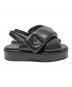 PRADA (プラダ) パデッドナッパレザーサンダル ブラック サイズ:36：55000円