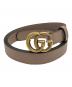 GUCCI（グッチ）の古着「GGスリムベルト」｜グレージュ