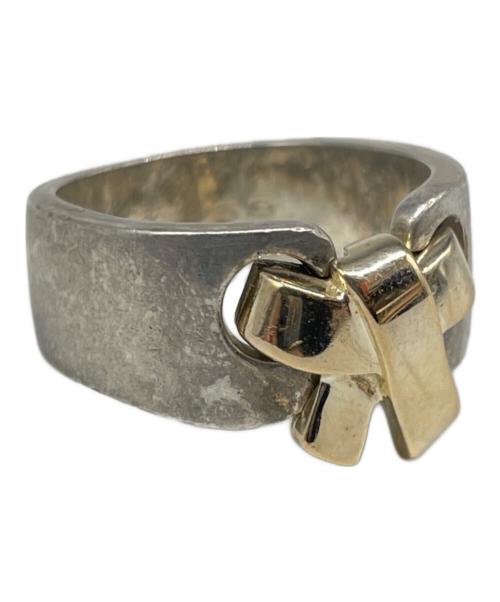 HERMES（エルメス）HERMES (エルメス) Racette Ring コンビ ラセットリング シルバー サイズ:50の古着・服飾アイテム