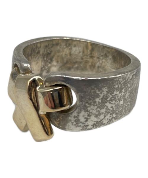 HERMES（エルメス）HERMES (エルメス) Racette Ring コンビ ラセットリング シルバー サイズ:50の古着・服飾アイテム