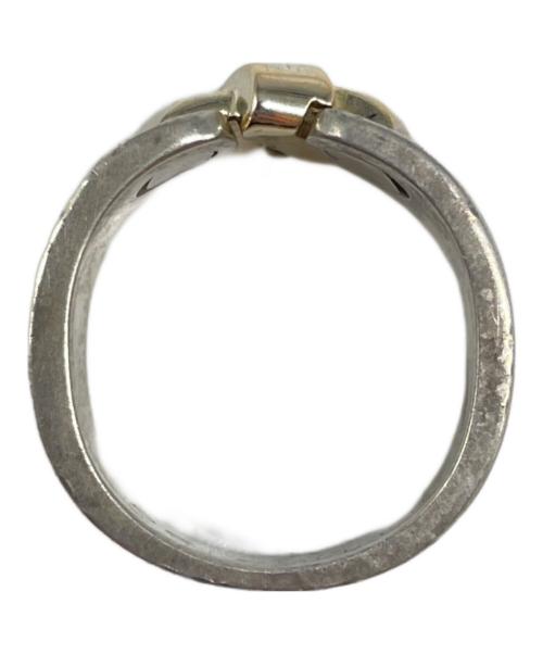 HERMES（エルメス）HERMES (エルメス) Racette Ring コンビ ラセットリング シルバー サイズ:50の古着・服飾アイテム