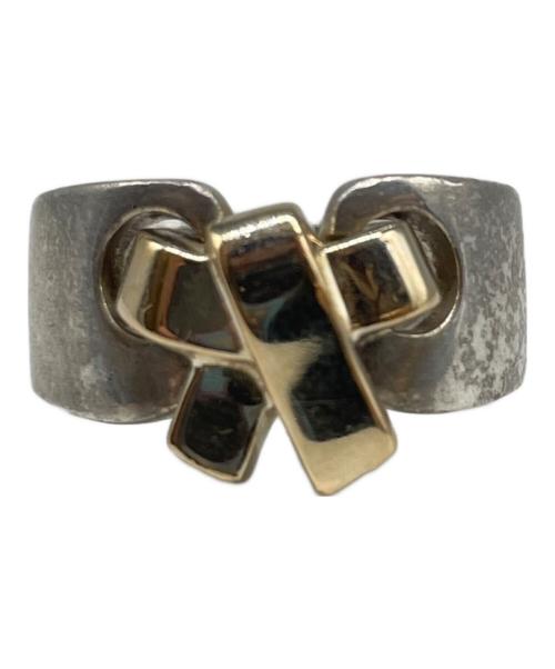HERMES（エルメス）HERMES (エルメス) Racette Ring コンビ ラセットリング シルバー サイズ:50の古着・服飾アイテム