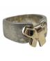 HERMES (エルメス) Racette Ring コンビ ラセットリング シルバー サイズ:50：70000円
